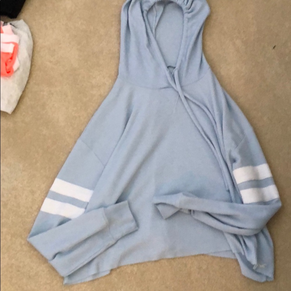 Powder blue hoodie